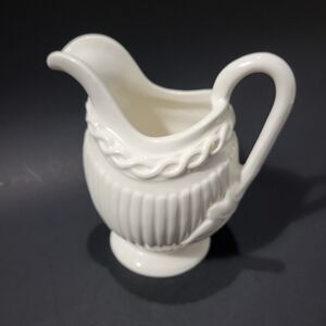 Villa Verde Kari Walmsley Creamer White Vine  Ivy Leaf J. Wilfred Sadek 5"